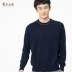 Ordos 1980 Disney hợp tác áo len cashmere cổ tròn cho nam áo len nam thời trang Áo len Cashmere