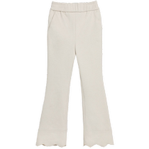 Ordos childrens casual pants girls pants 24th autumn and winter new arrival micro-flare trendy versatile breathable and warm