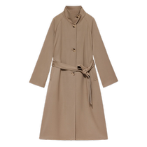 (Liu Wen Tongan) ERDOS wool huahua dwindsuit woman 24 years in spring new products stand in the middle of a long jacket