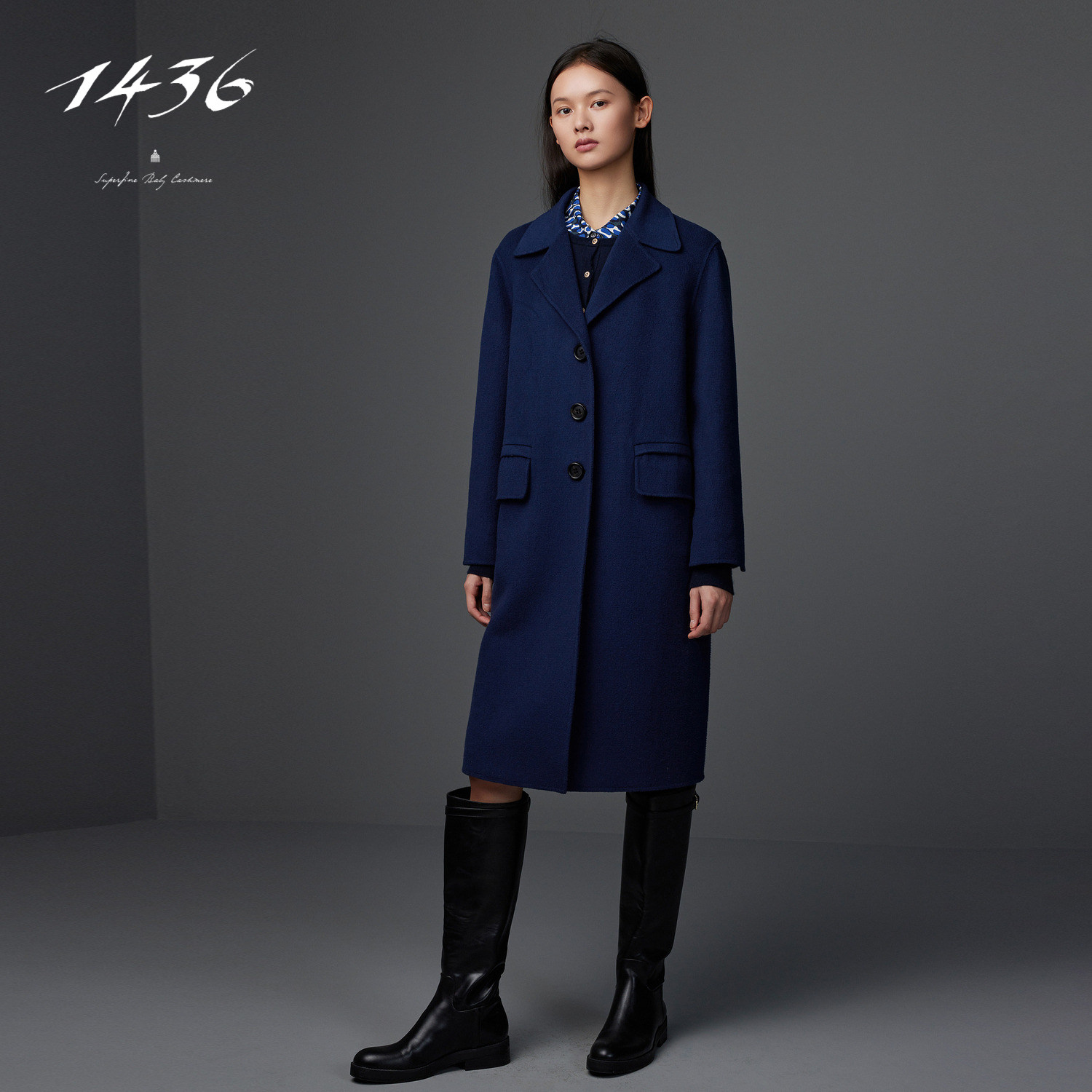 1436 Little Mountain Cashmere Lady Coats-Taobao