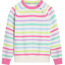 Ordos childrens clothing childrens cashmere sweater girls 24th autumn and winter new round neck easy to put on and take off warm sweater