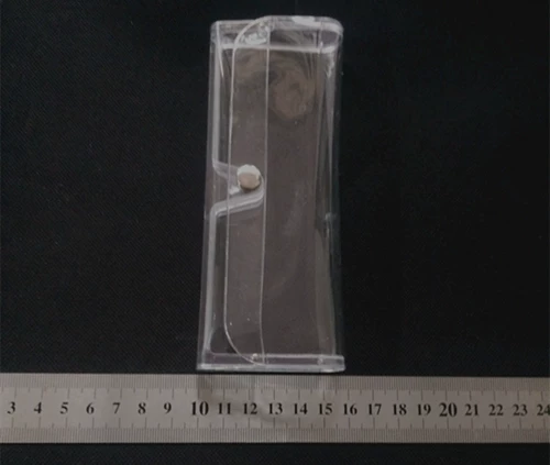 Кусок очков коробки с поляризацией зеркального ящика Профессиональная зажимная зеркальная коробка бокс прозрачная