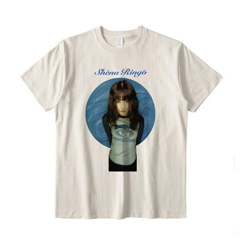 Retro Tsunemi Rin, Niche Punk Singer, Rock Music, Antibacterial Lycra Cotton Modal Summer Short-Sleeved T-Shirt