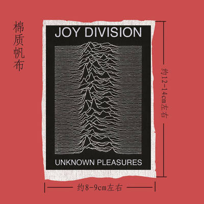joy division Dark Rock Canvas diy Canvas Sticker Label remake badge