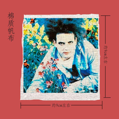 Retro Y2K The Cure Band Retro Rock Post Punk Literation Canvas Stickers DIY REMAKE