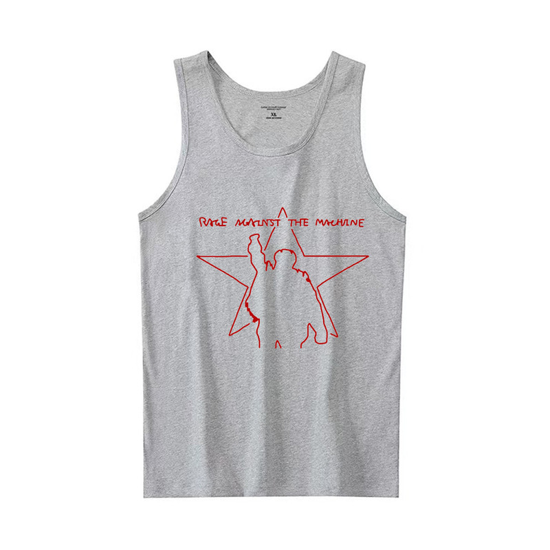 Ratm Rage Against the Machine Men's and Women's Pure Cotton Tank Top