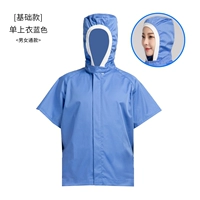 Синяя базовая футболка, короткий рукав