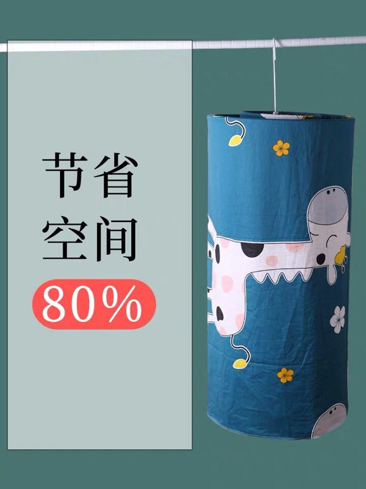 Drying bed single artifact Quilt drying snail artifact Round rotating drying rack Quilt balcony can be spiral drying rack