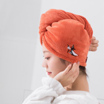 Dry hair hat female super strong absorbent quick-drying shower cap for washing the hair with a bag head towel thickened childrens long hair wipe home