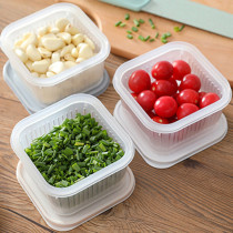 Fruit drain food storage box fresh vegetable storage box no flavor refrigerator special green onion garlic storage box