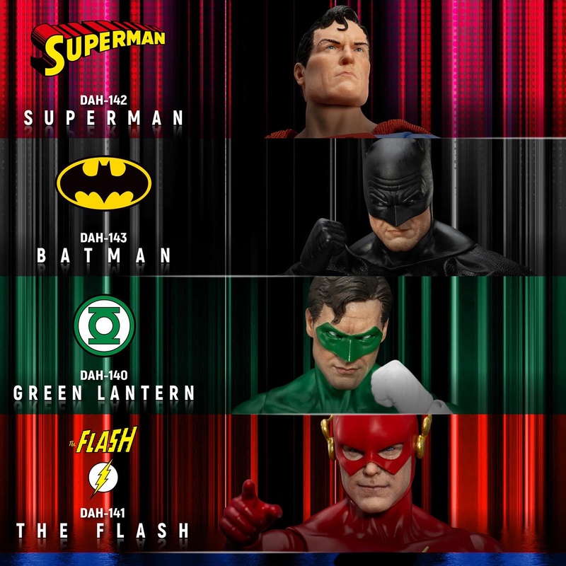 Beast Kingdom 1/9 Dah-140 Superman Batman Flash Green Lantern Action Figure