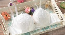 Special lure underwear bra thin gathering small chest summer breathable soft steel ring no sponge bra 75A80A85AB