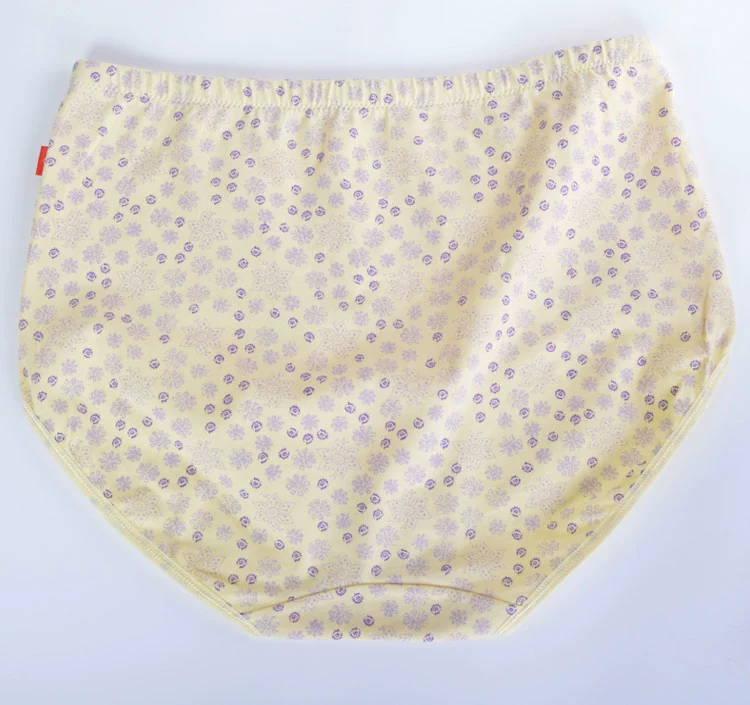 Chính hãng Luohua Ladies Mommy Pants Plus Fertilizer Quần lót Kích thước lớn Cotton tinh khiết Fat mm Bông co giãn Trung cao Eo Quần Rich Sister - Eo cao