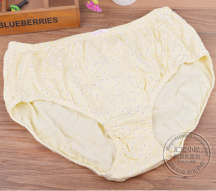 2 hộp cotton huahua đồ lót nữ eo cao cỡ lớn đơn giản cotton thoáng khí chống dị ứng quần tam giác nội y đẹp