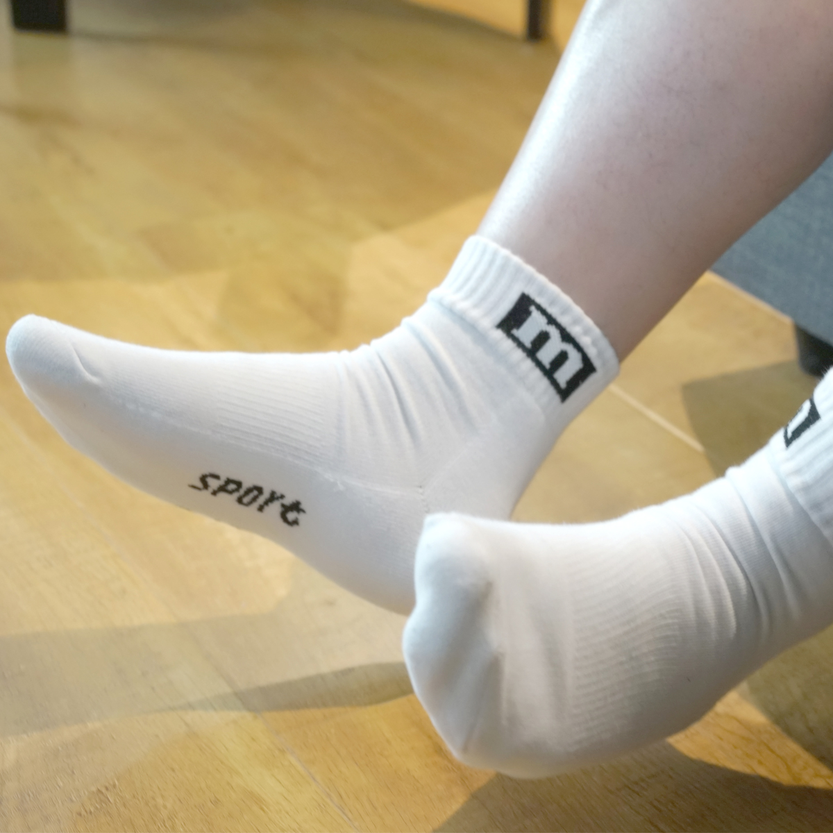 Kumamoto cotton store cotton towel bottom thickened mid-tube men's socks table tennis socks winter socks