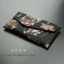 Made in Japan Direct Mail Aeolian Thor Embroidery Brocade Folding Bead Hand String Rosary Pocket