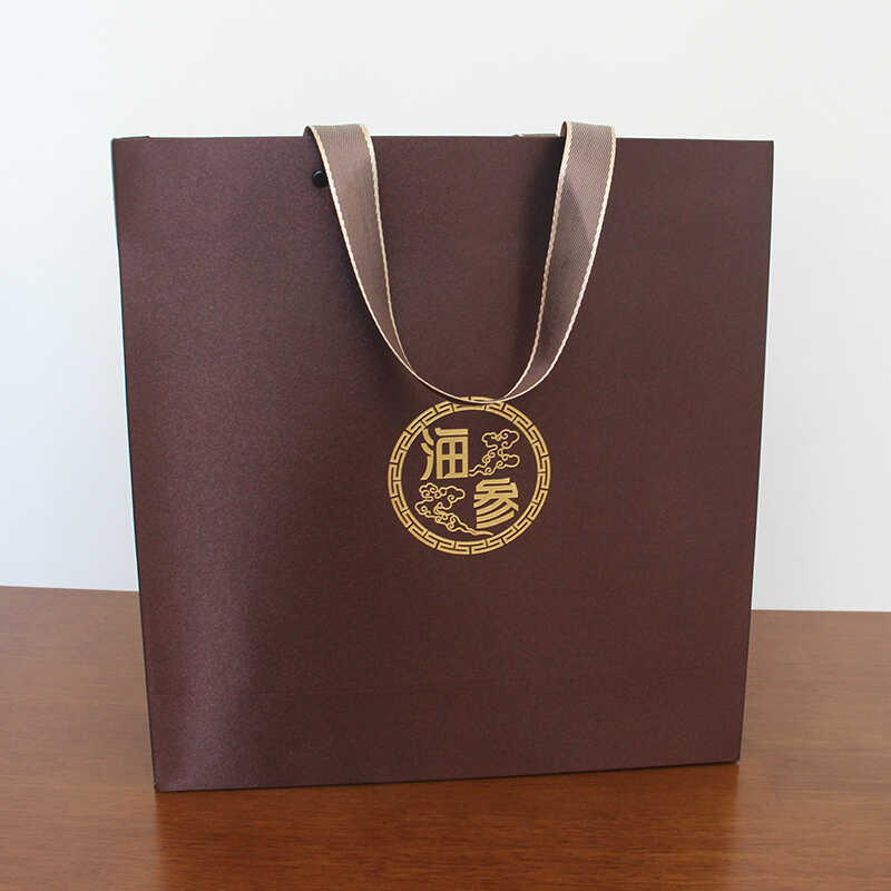 Sea Cucumber Gift Box Handbag, High-End Leather Handbag, Dried Sea Cucumber Packaging Bag, Gift Bag, Ready-To-Eat Sea Cucumber Cloth Bag