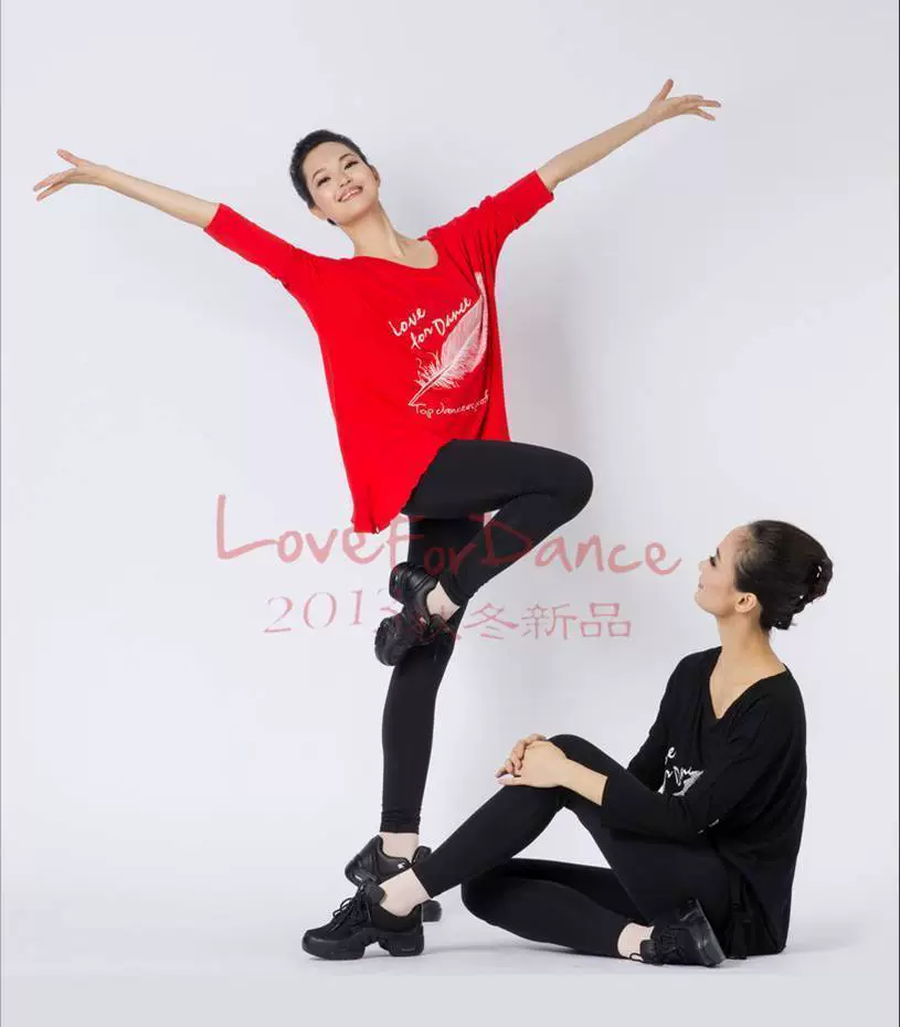 Dance Love Dance Top AL0111 quần áo thực hành hiện đại quần áo dài tay phụ nữ lỏng lẻo nhảy khiêu vũ quần áo sản phẩm mới - Khiêu vũ / Thể dục nhịp điệu / Thể dục dụng cụ