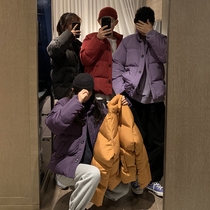 Hongren Pavilion short cotton-padded women 2021 Winter new Korean version of loose casual stand collar thickened cotton-padded jacket coat