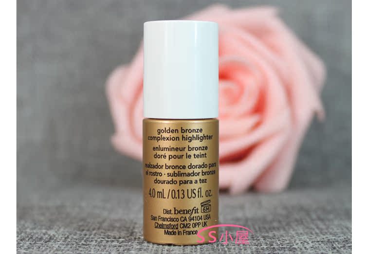 Mẫu vừa và nhỏ 4ml Bei * B * nefit ánh sáng vàng ánh sáng chất lỏng có độ bóng cao hoàn thiện chất lỏng sửa chữa làm sáng highlight phấn