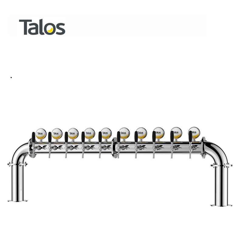 Talos Talos beer distribution equipment bar stainless steel beer column wine tower gate-shaped 10 holes 1046103