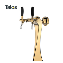 Talos Talos Beer Distribution Equipment Bar Beer Column Platinum Sharp Tower 2 Hole with Lantern 1036201