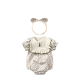 Детская тонкая летняя одежда, комбинезон для новорожденных, боди для принцессы