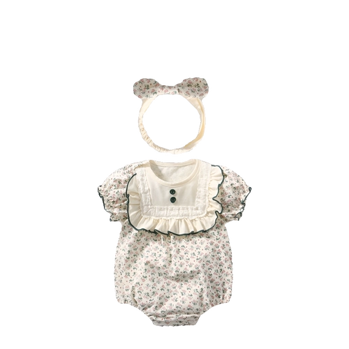 Детская тонкая летняя одежда, комбинезон для новорожденных, боди для принцессы