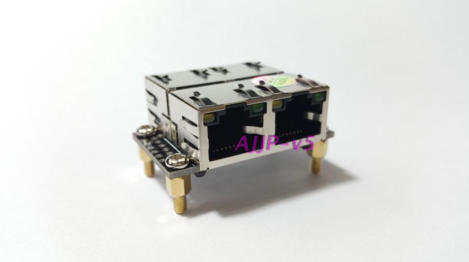 RJ45 docking pass-through hub connector Network interface to network interface Network cable docking module adapter board N2WKSAL