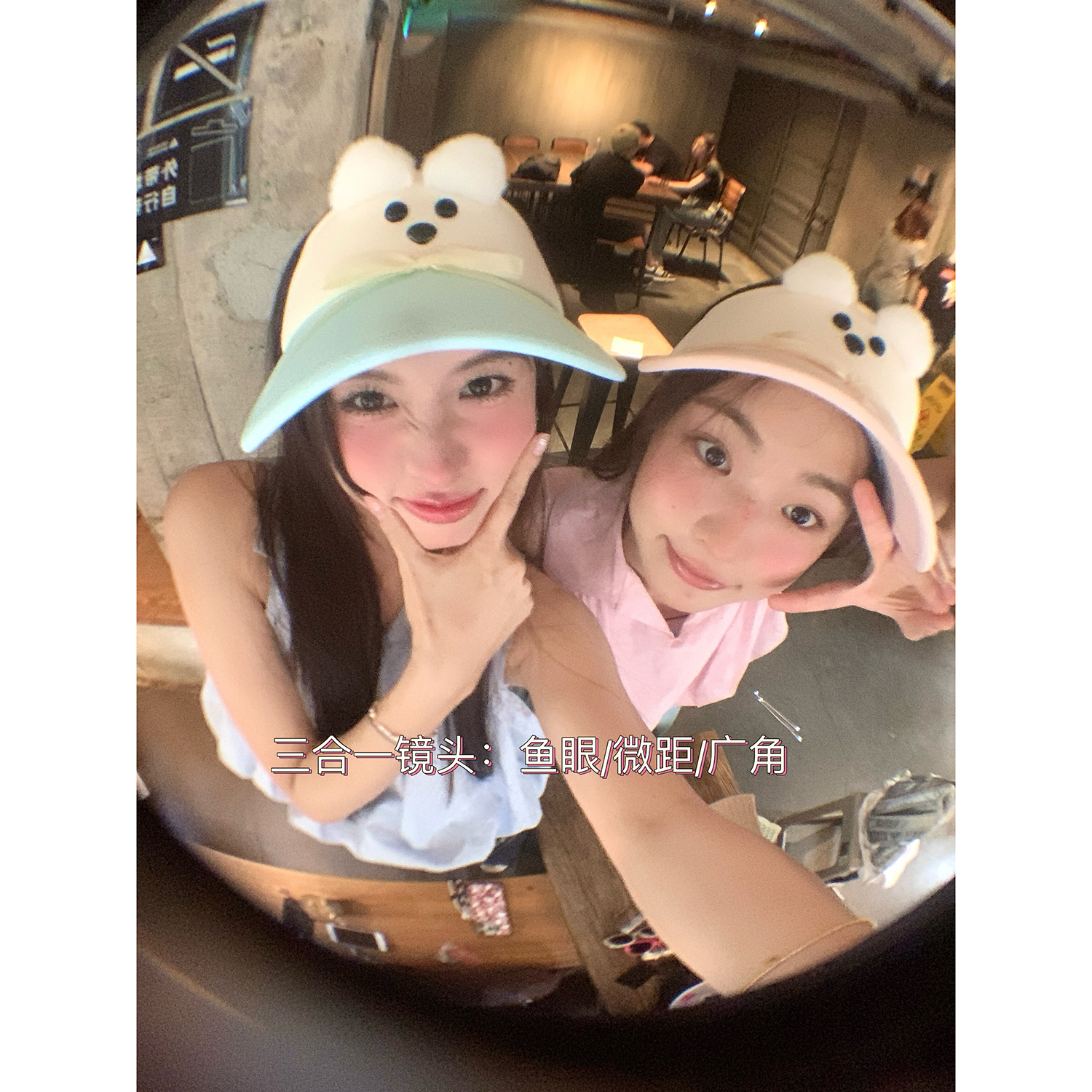 Xinbangbang食料品店携帯電話広角魚眼スリーインワンカメラカメラ虫眼鏡マクロselfieアーティファクト