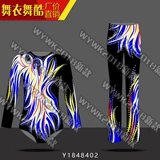 Оригинальный дизайнерский олимпийский гимнастический комплект, костюм, делается под заказ