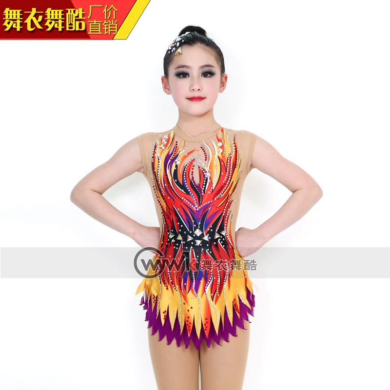Dance clothes dance cool rhythmic gymnastics clothing middle school students competition performance custom training men and women skills art test children's suit