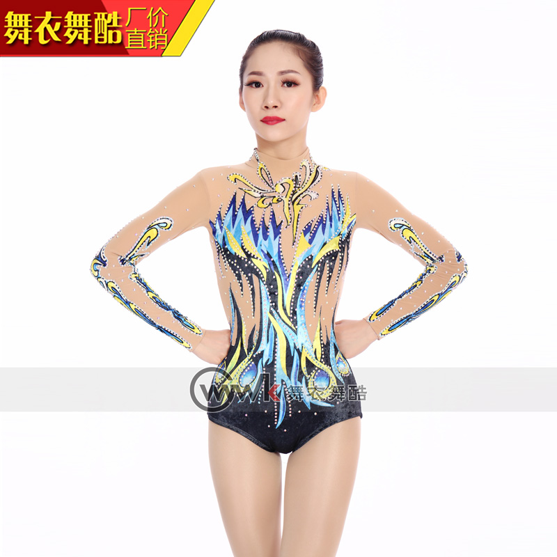 Dance clothes dance cool competitive gymnastics skills aerobics suit art test competition cheerleading female performance professional customization