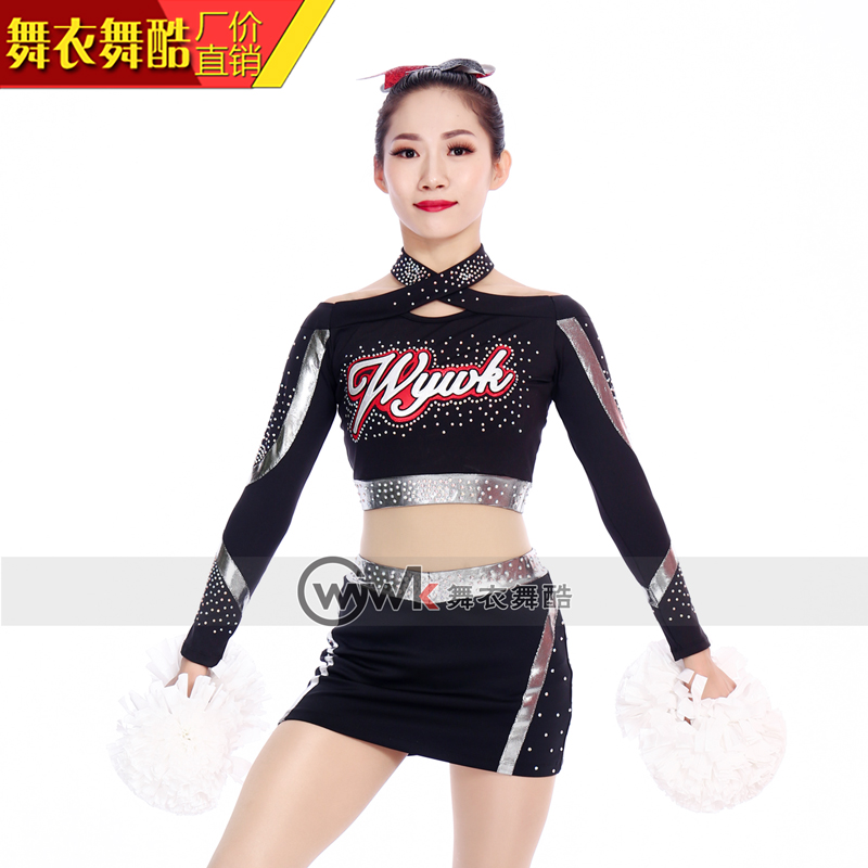 Dance clothes dance cool cheerleading clothing football baby bodybuilding competition children's athletic gymnastics performance team training customization