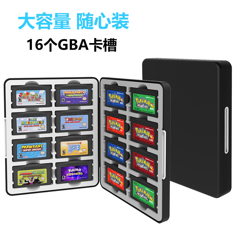 Gba Cartridge Storage Box 16-in-1 Suitable for Nintendo Gams Boy Advance Game Console Card Storage Box