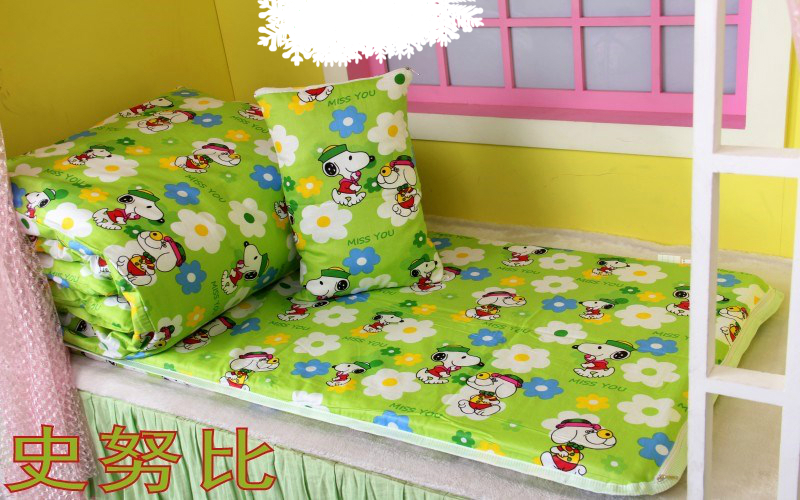 Chăn trẻ em bằng vải bông Mẫu giáo hoạt hình chăn bông bộ chăn ga gối