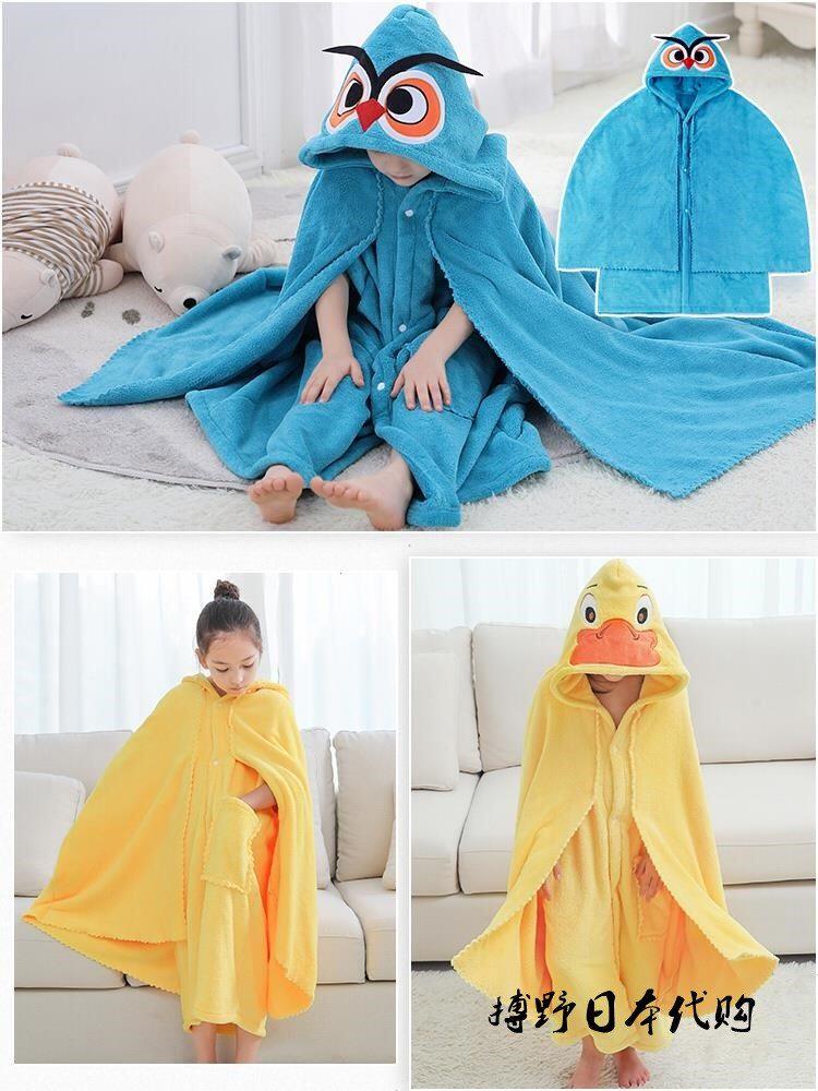 Japanese JULIPET baby towel than pure cotton water and bath can wear a cotton cloak with a cap