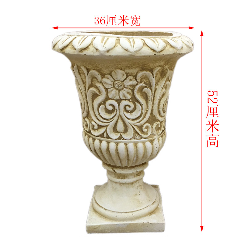 New products European-style Wedding Road leading retro to old flower pots Villa Hotels Gardening with flower arrangements on floor and decorations
