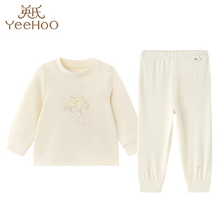 Pure cotton autumn clothes home pajamas set