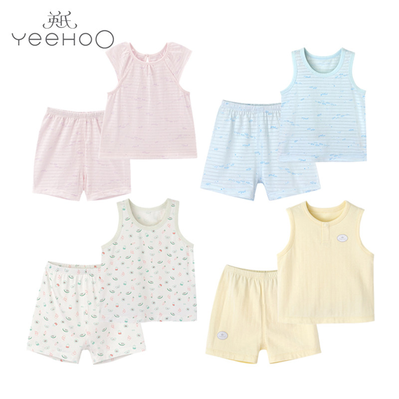 30% off British summer men's and women's baby underwear infant pure cotton light short-sleeved shorts