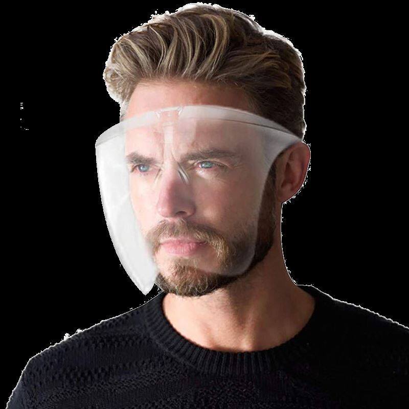 Cooking protective face Anti-smoke mask Female Face Frying kitchen Transparent Waterproof Transparent Mask Anti-Foam Spray Splash Splash