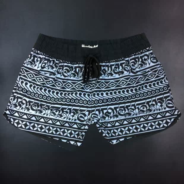 Quần đi biển nữ, quần lướt nhanh, quần short thể thao màu xám, quần nóng cỡ lớn, quần short co giãn mùa hè, chạy bộ - Quần bãi biển 	quần đi biển con vịt	