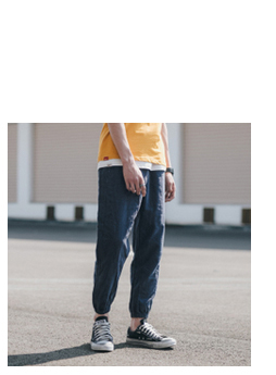 GBOY mùa thu phong cách mới nghệ thuật cũ giặt chín quần nam Nhật Bản mỏng phần giản dị chân lỏng quần harem quần đũi nam