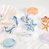 Милая морская жизнь, свежая наклейка, фотоальбом, наклейки, DIY, планировщик