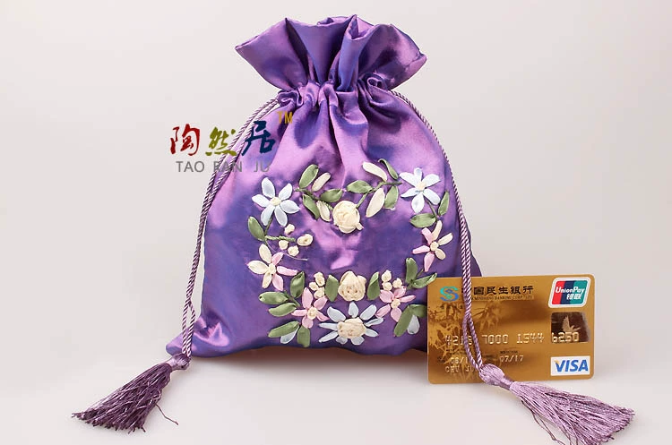 nguồn cung cấp đám cưới băng thêu bơm sẽ được yêu cầu để đóng gói túi quà tặng với túi kẹo túi bà bộ túi 18 * 22cm - Khác