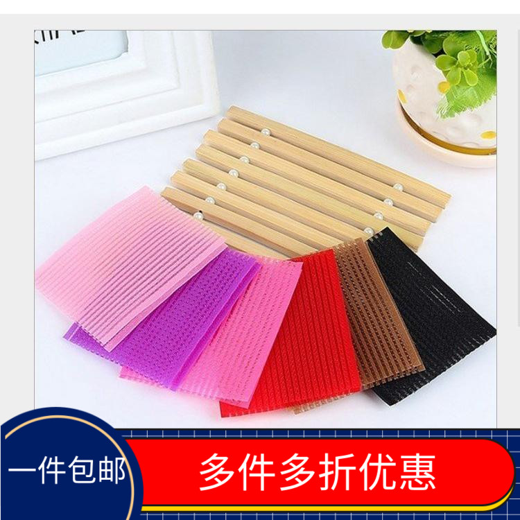 One Piece 10 Pairs of Korean Version Cute Fixed Seamless Magic Hair Stickers Bangs Stickers Hair Stickers Random Colors