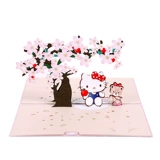 Sanrio, Hello Kitty, трехмерная складная открытка, детские карточки, DIY, 3D