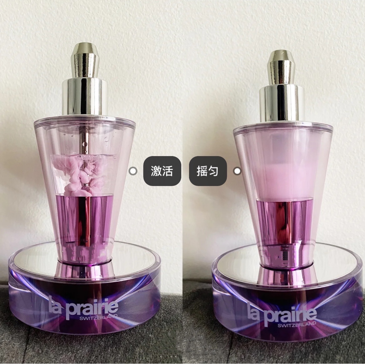 现货La Prairie莱珀妮铂金安瓶精华套装8mlx3 密集逆龄面部24ml