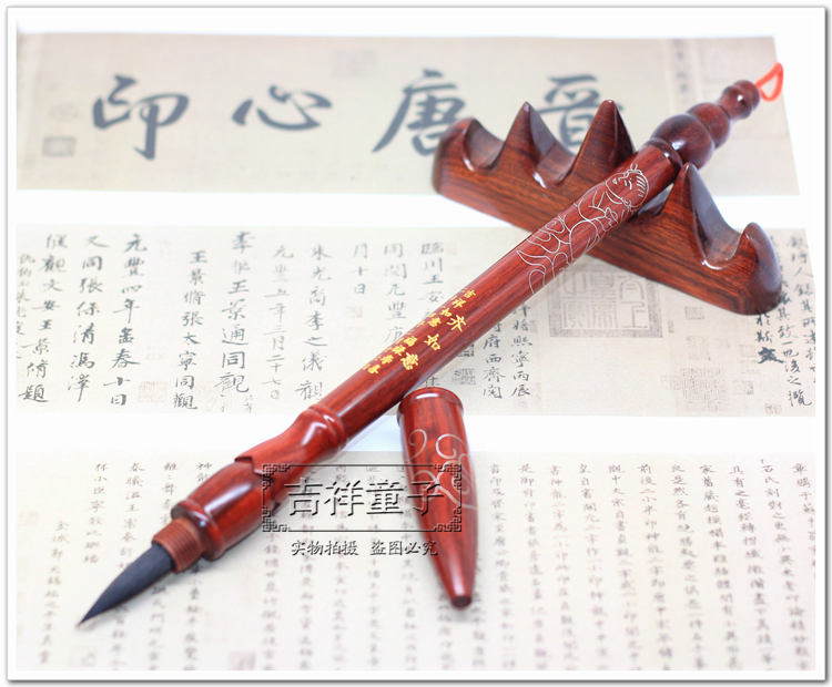 Thái Nguyên 榆次 上门 现场 sản xuất bàn chải em bé tùy chỉnh lưu niệm B-3 gỗ hồng ngọc trai vàng - Quà lưu niệm cho bé / Sản phẩm cá nhân quà thôi nôi cho bé trai
