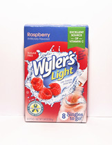 Spot * USA Wylers Light Raspberry sugar-free Raspberry flavored drinking powder 11 6G